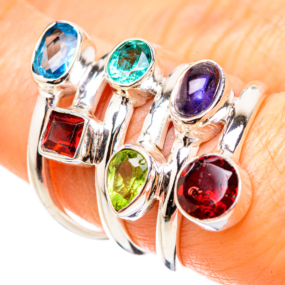 Garnet Rings handcrafted by Anasilvercos - RING131999