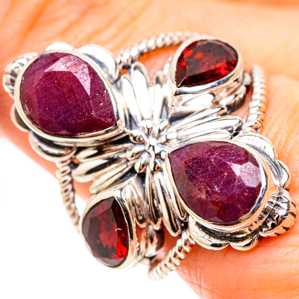 Ruby Rings handcrafted by Anasilvercos - RING132044