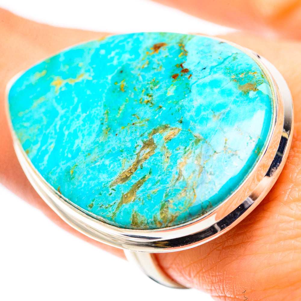 Chrysocolla Rings handcrafted by Anasilvercos - RING132057