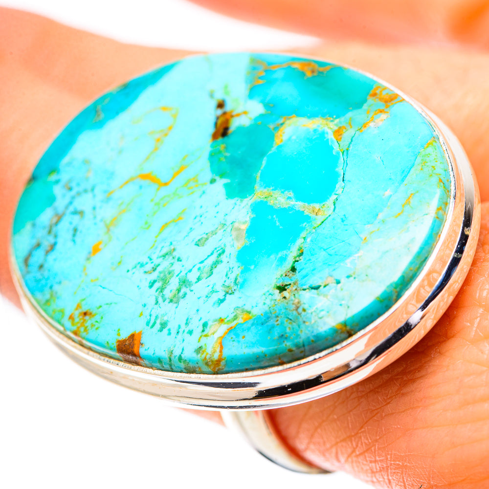 Chrysocolla Rings handcrafted by Anasilvercos - RING132058