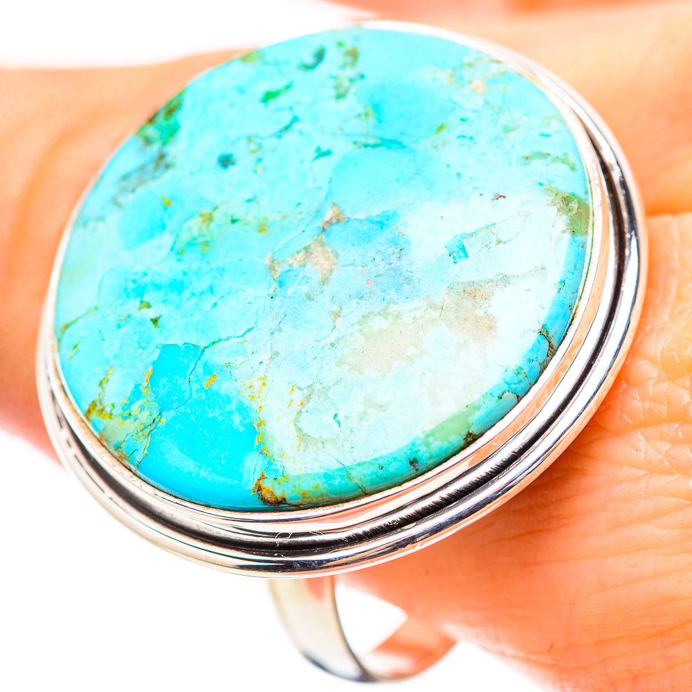 Chrysocolla Rings handcrafted by Anasilvercos - RING132060