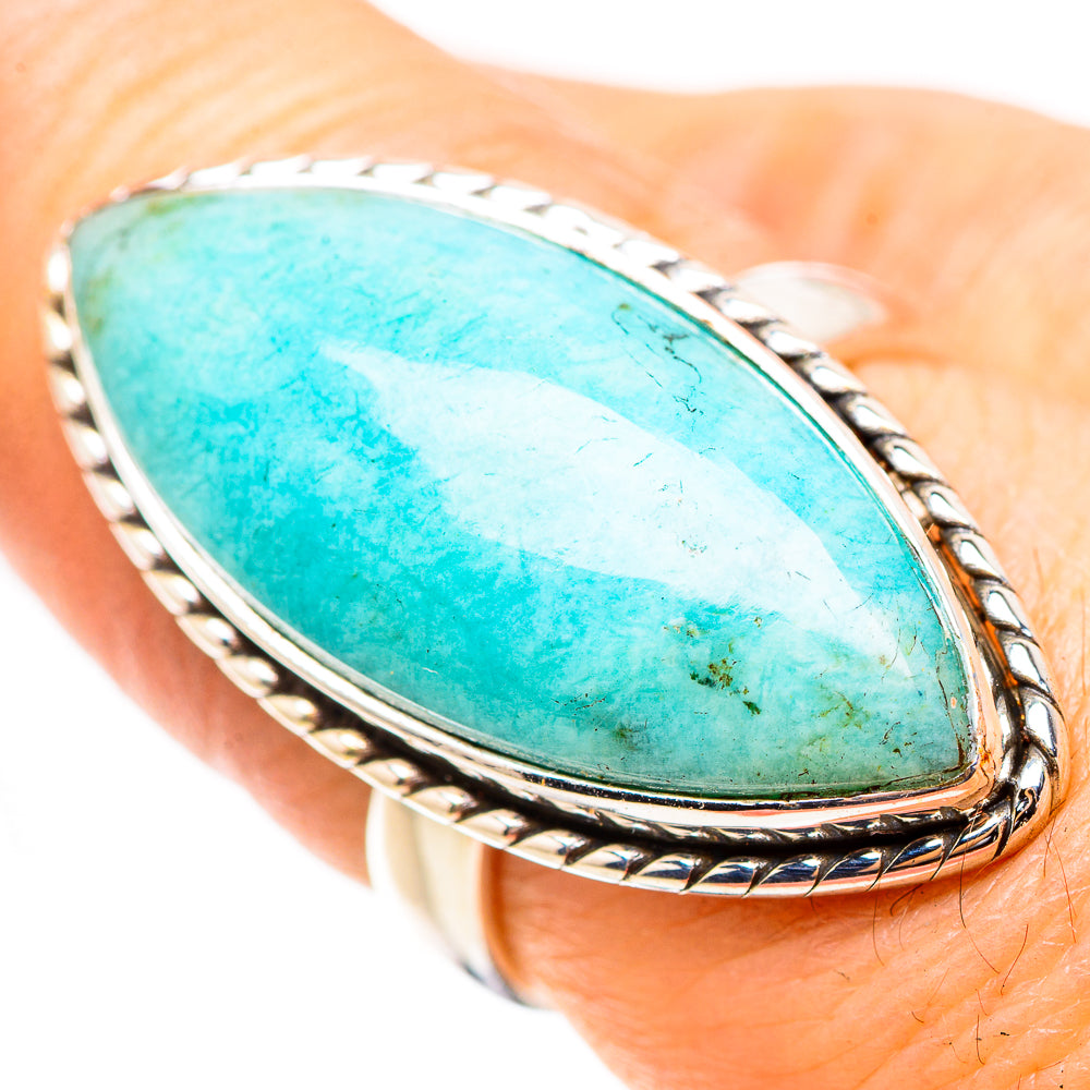 Amazonite Rings handcrafted by Anasilvercos - RING132101