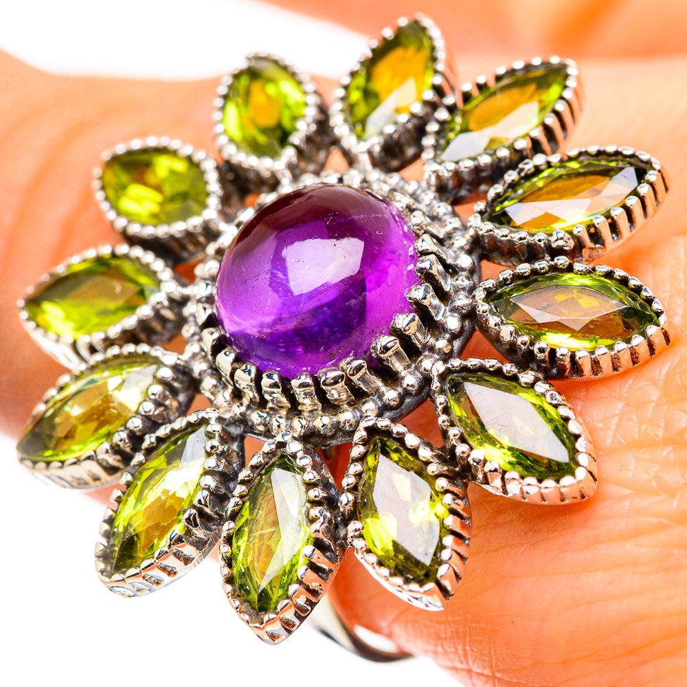 Amethyst Rings handcrafted by Anasilvercos - RING132104