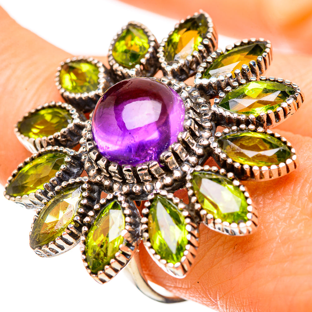 Amethyst Rings handcrafted by Anasilvercos - RING132118