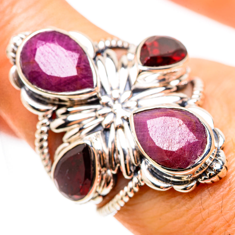 Ruby Rings handcrafted by Anasilvercos - RING132120
