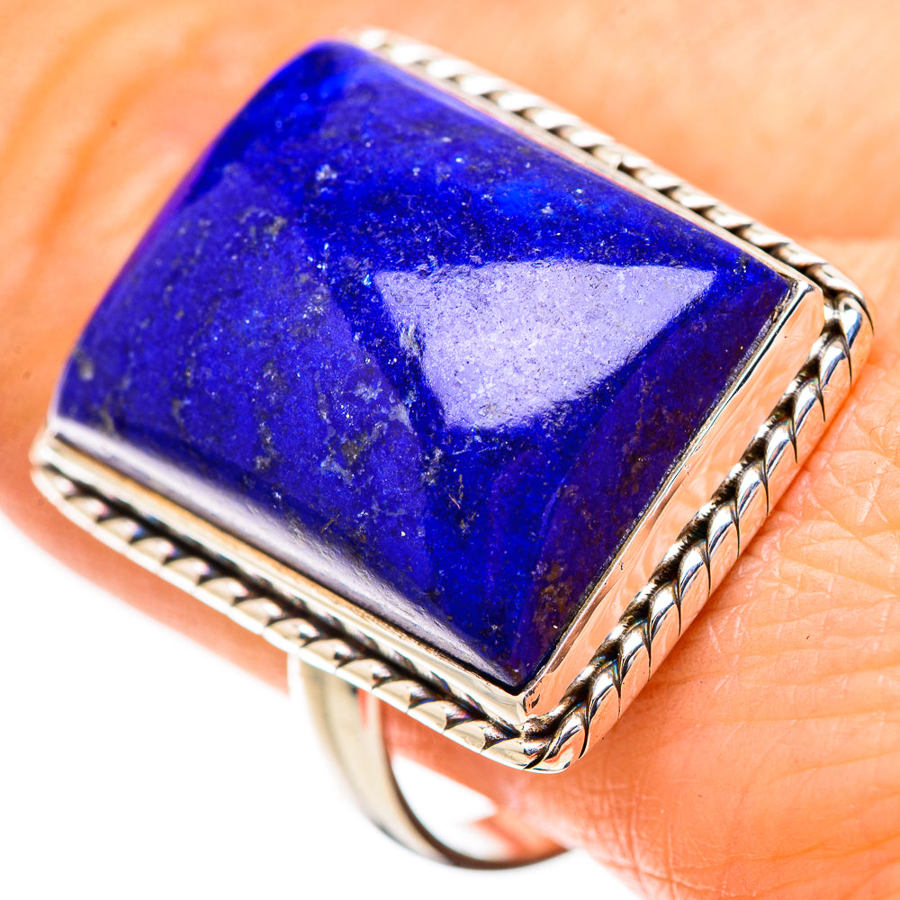 Lapis Lazuli Rings handcrafted by Anasilvercos - RING132147
