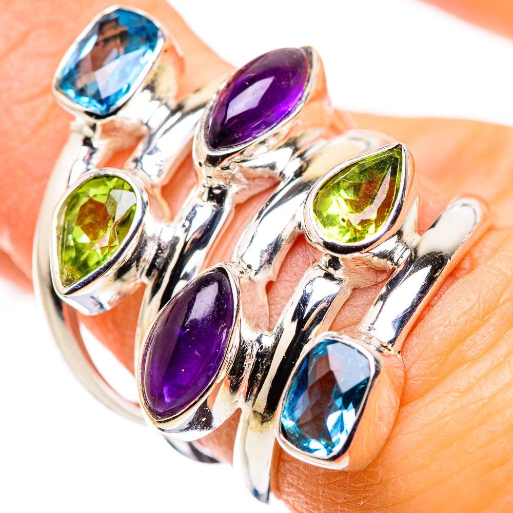 Amethyst Rings handcrafted by Anasilvercos - RING132163