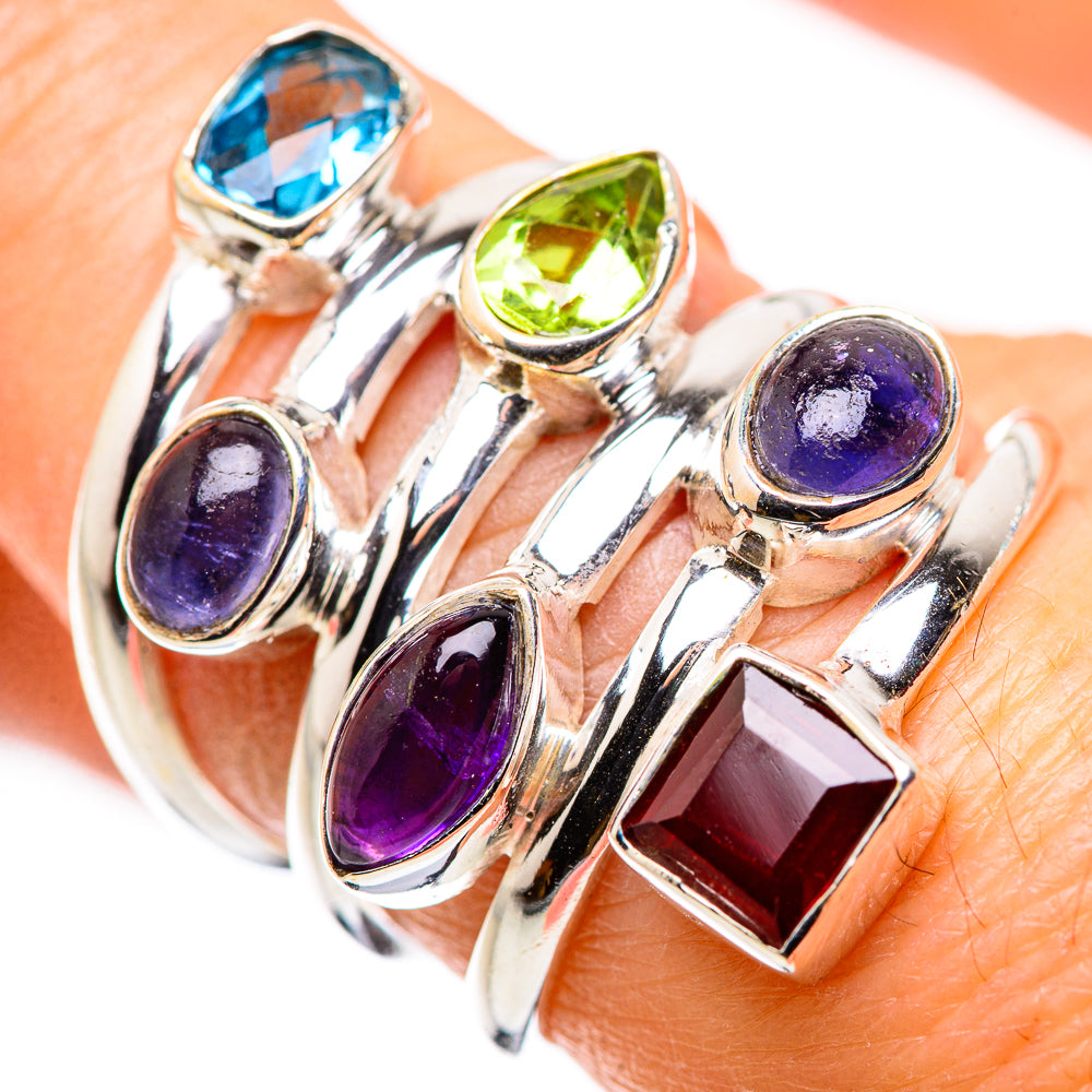 Garnet Rings handcrafted by Anasilvercos - RING132180