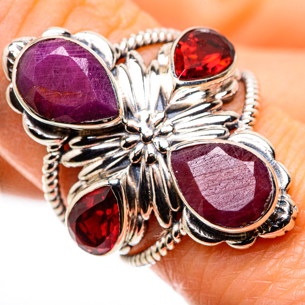 Ruby Rings handcrafted by Anasilvercos - RING132205