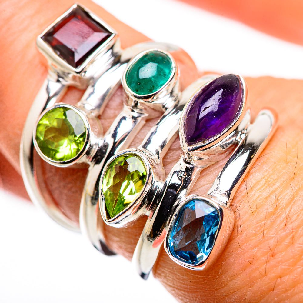 Amethyst Rings handcrafted by Anasilvercos - RING132225