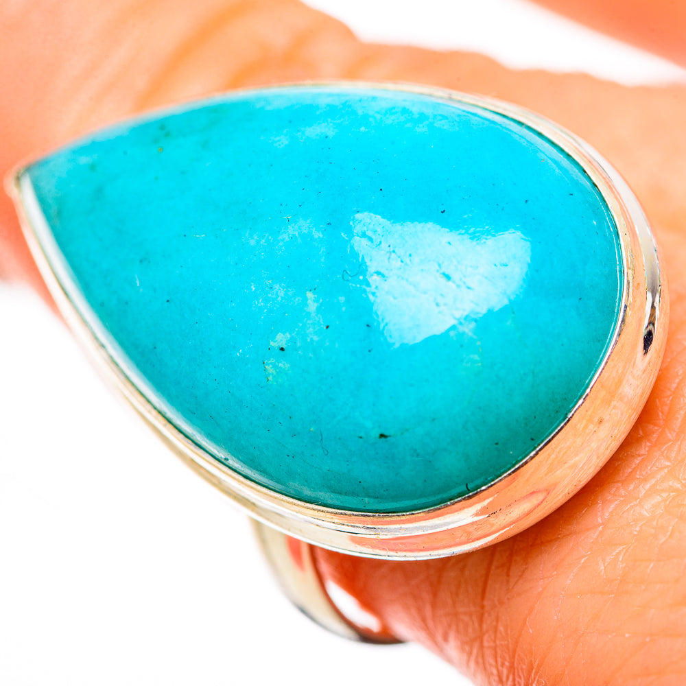 Peruvian Amazonite Rings handcrafted by Anasilvercos - RING132261