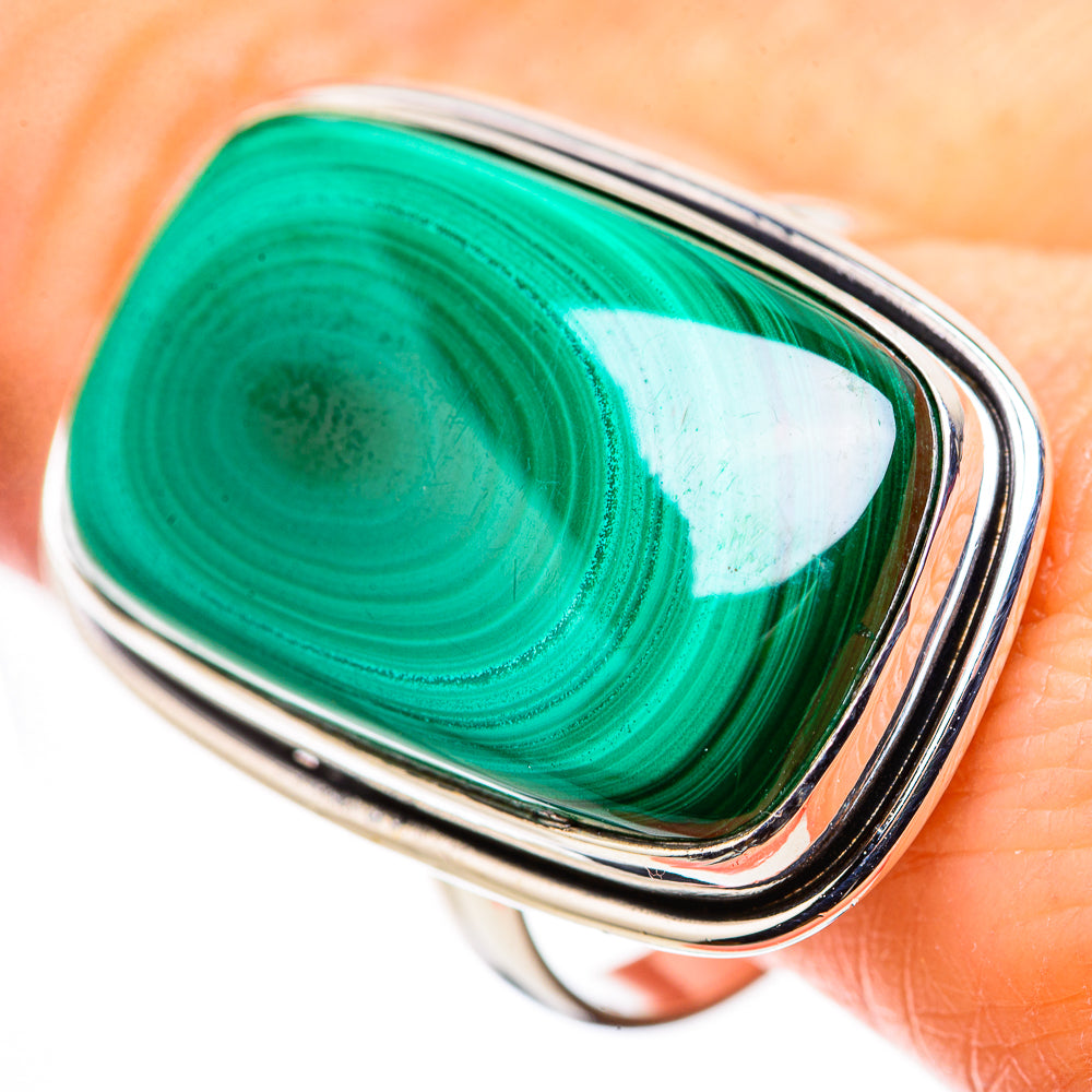 Malachite Rings handcrafted by Anasilvercos - RING132272