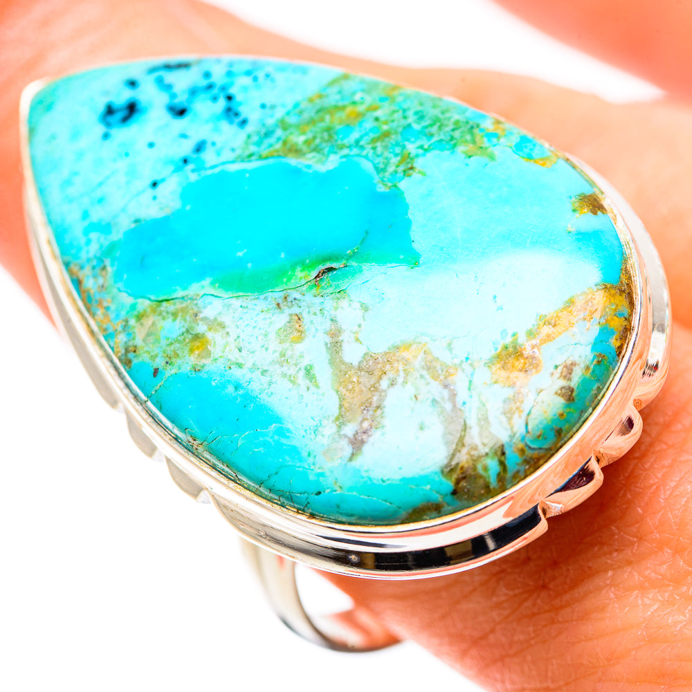 Chrysocolla Rings handcrafted by Anasilvercos - RING132287