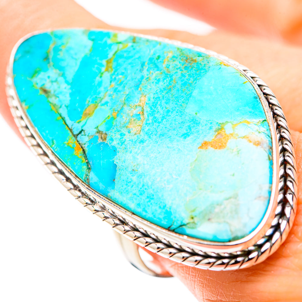 Chrysocolla Rings handcrafted by Anasilvercos - RING132289