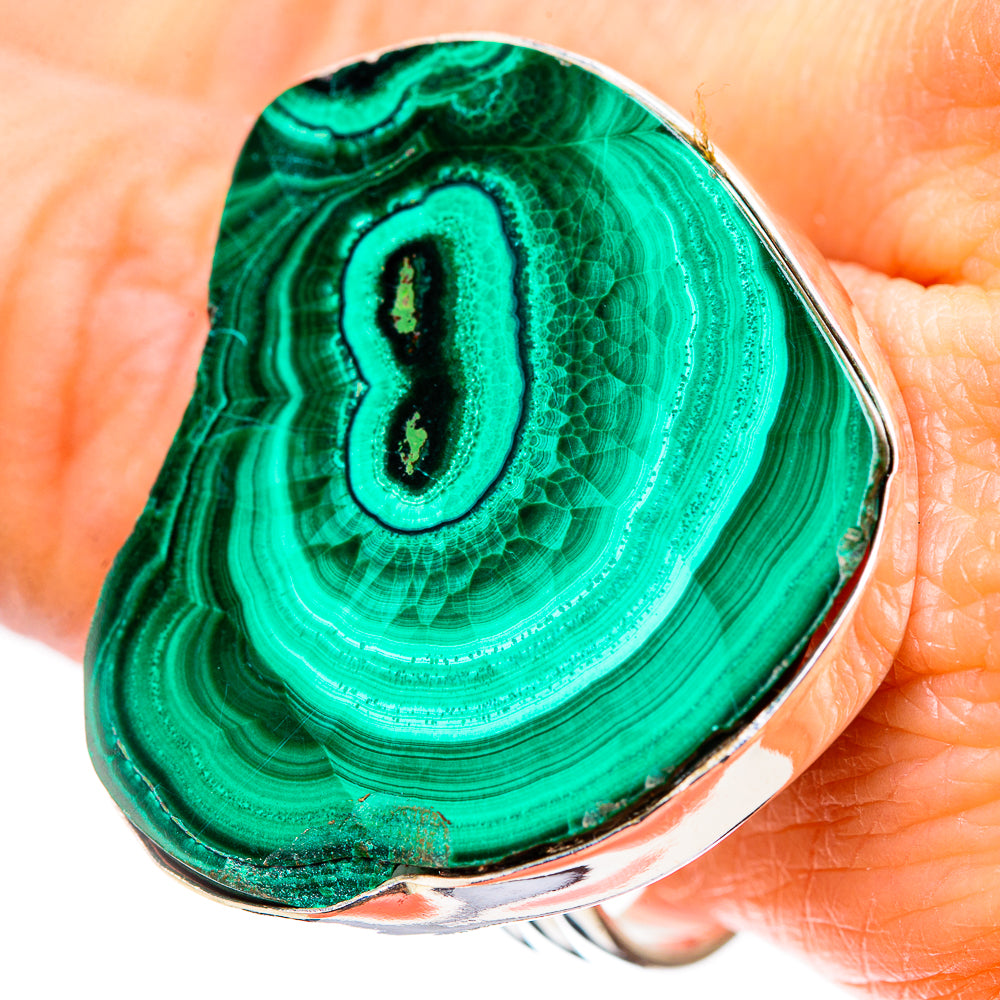 Malachite Rings handcrafted by Anasilvercos - RING132294