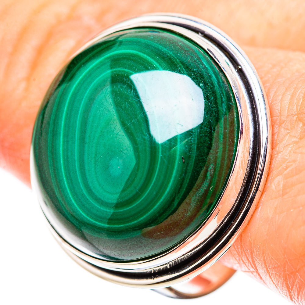 Malachite Rings handcrafted by Anasilvercos - RING132295