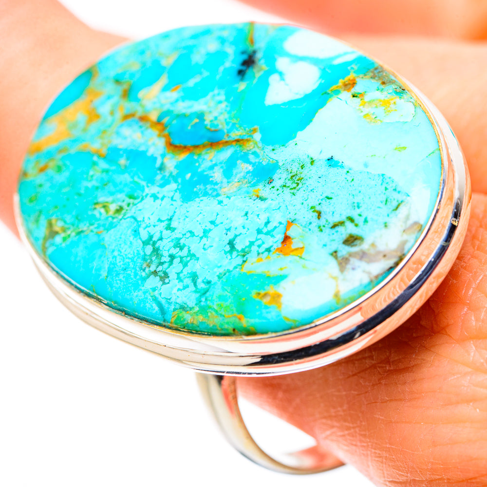 Chrysocolla Rings handcrafted by Anasilvercos - RING132308