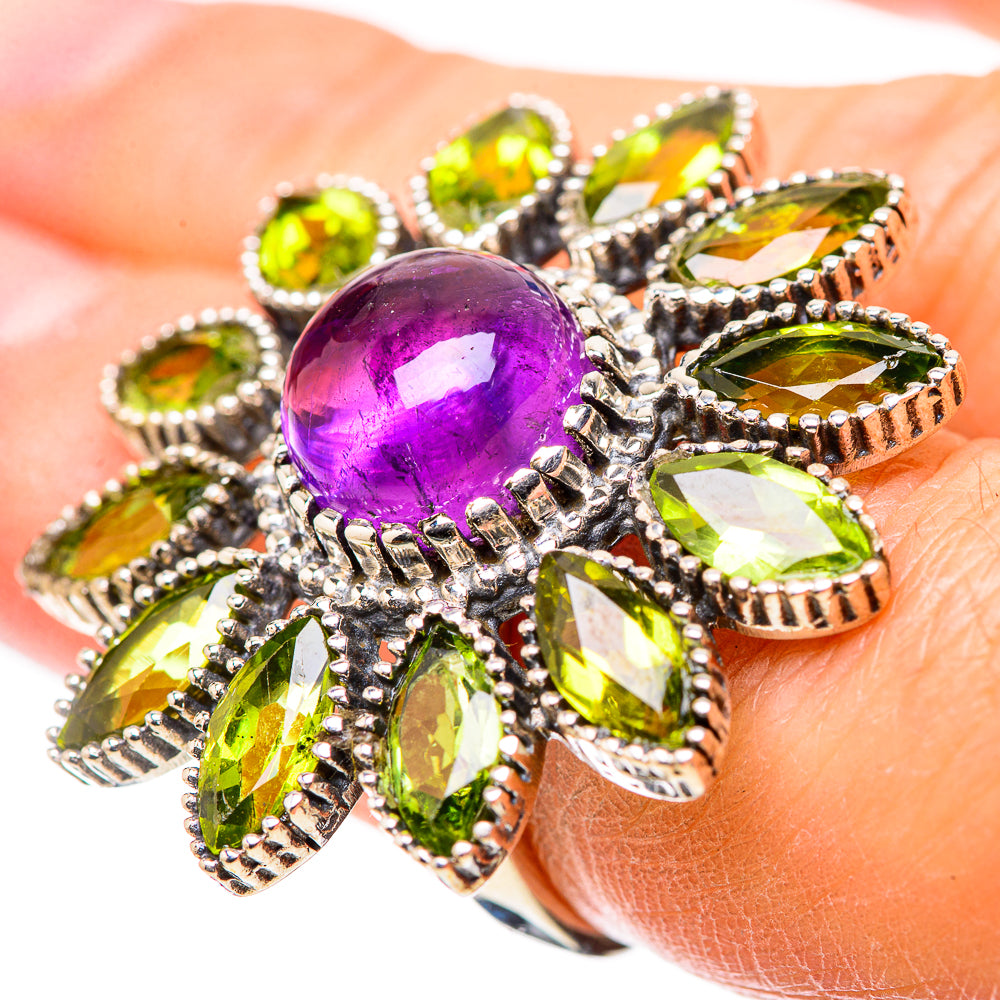 Amethyst Rings handcrafted by Anasilvercos - RING132332