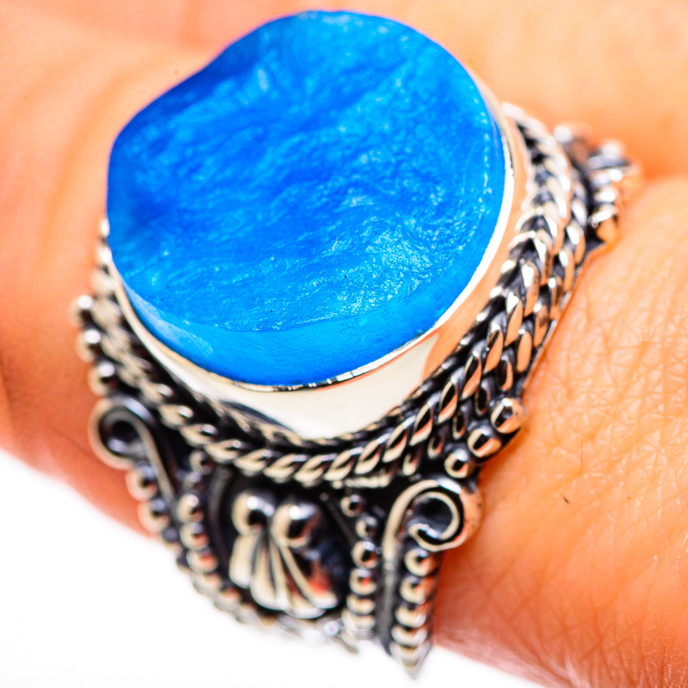 Smithsonite Rings handcrafted by Anasilvercos - RING132351