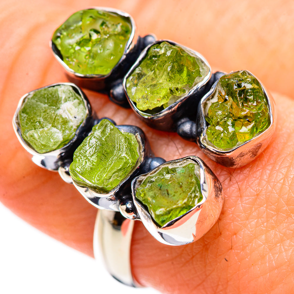 Peridot Rings handcrafted by Anasilvercos - RING132354