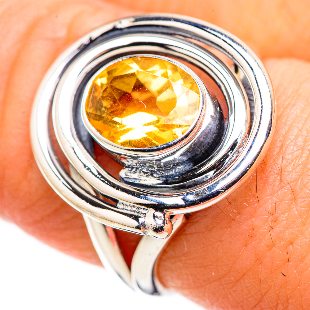 Citrine Rings handcrafted by Anasilvercos - RING132355