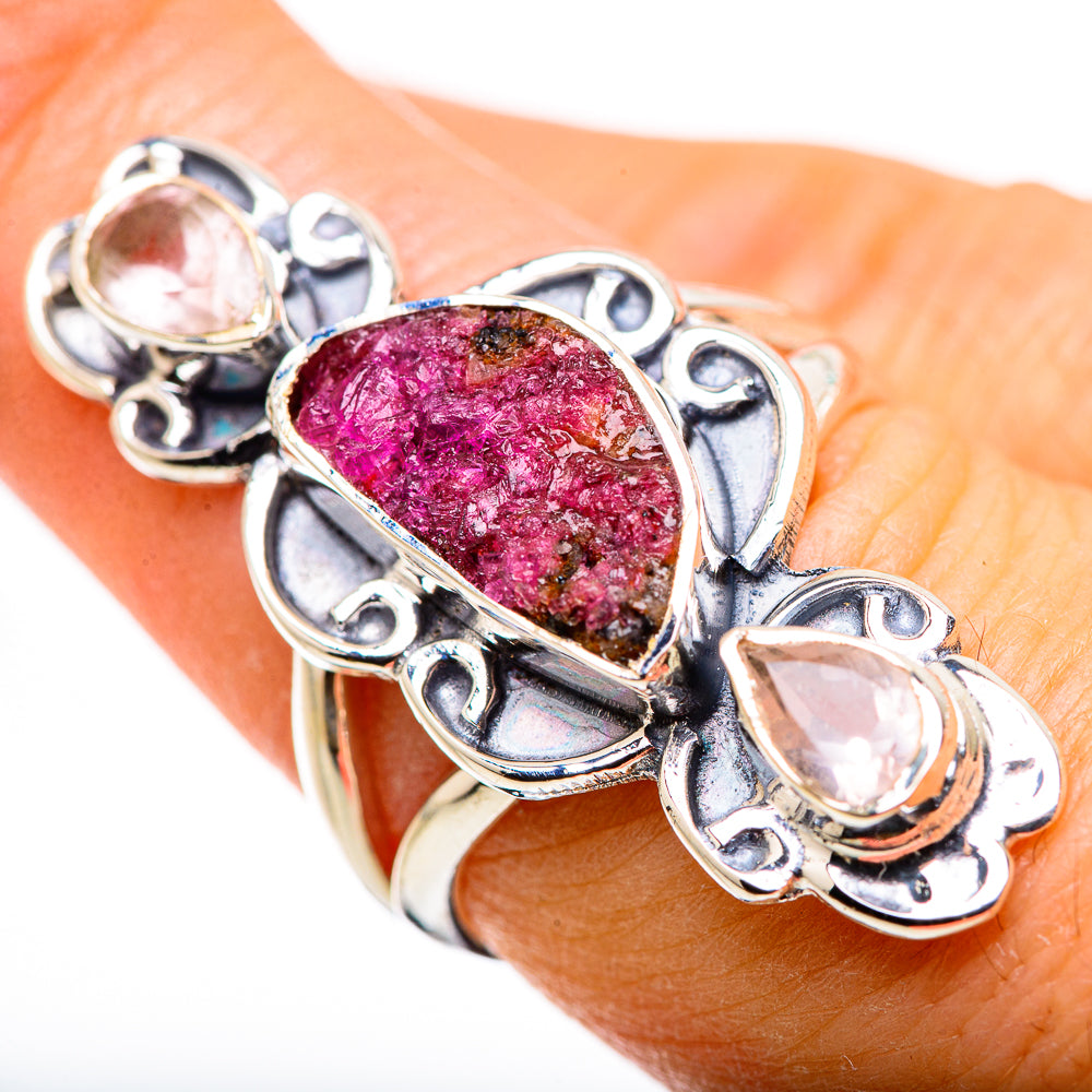 Cobalto Calcite Druzy Rings handcrafted by Anasilvercos - RING132358