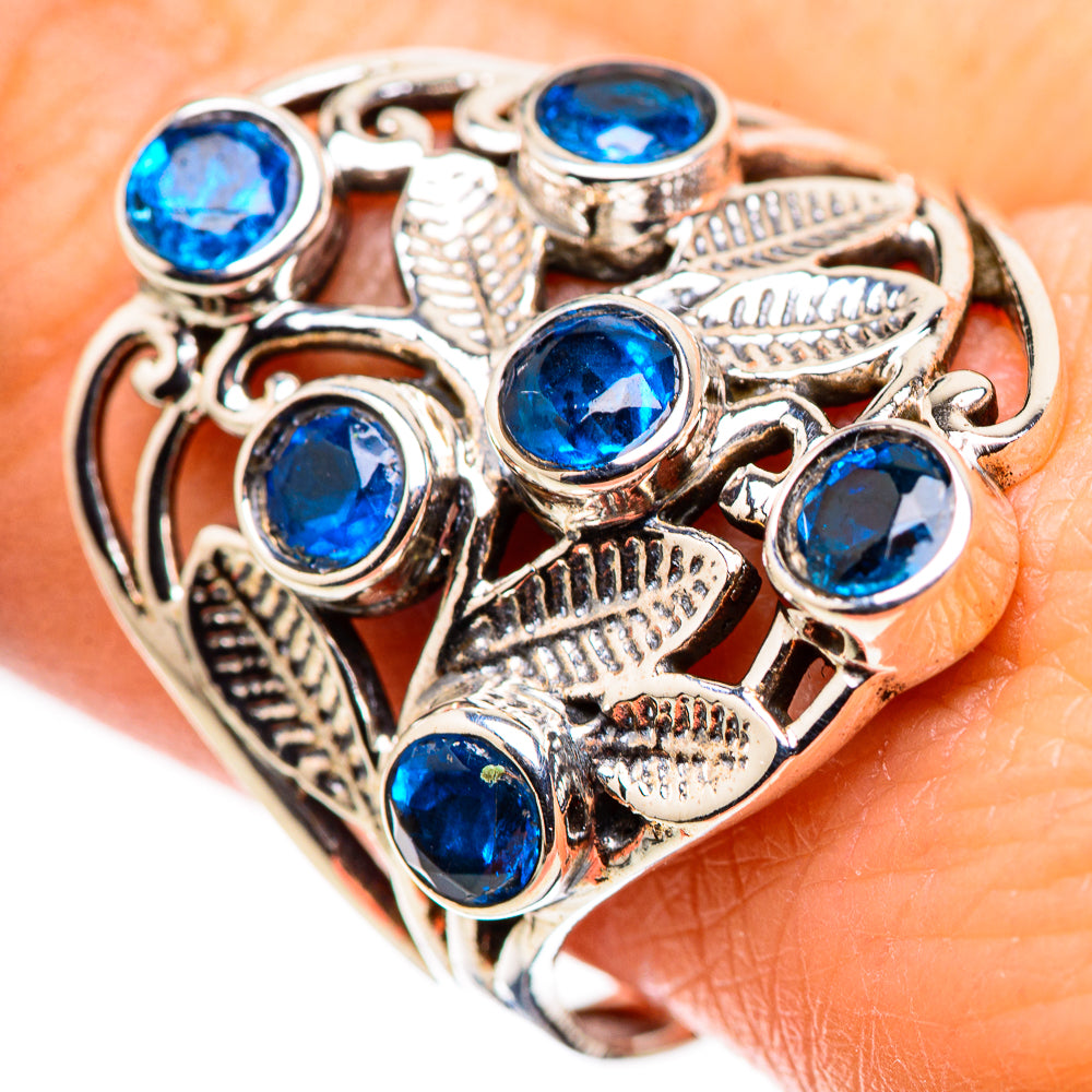 Swiss Blue Topaz Rings handcrafted by Anasilvercos - RING132371