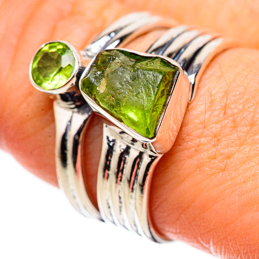 Peridot Rings handcrafted by Anasilvercos - RING132374