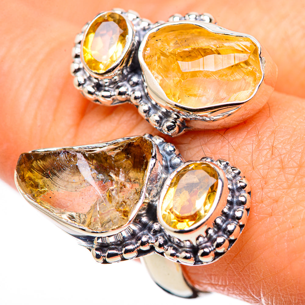Citrine Rings handcrafted by Anasilvercos - RING132376