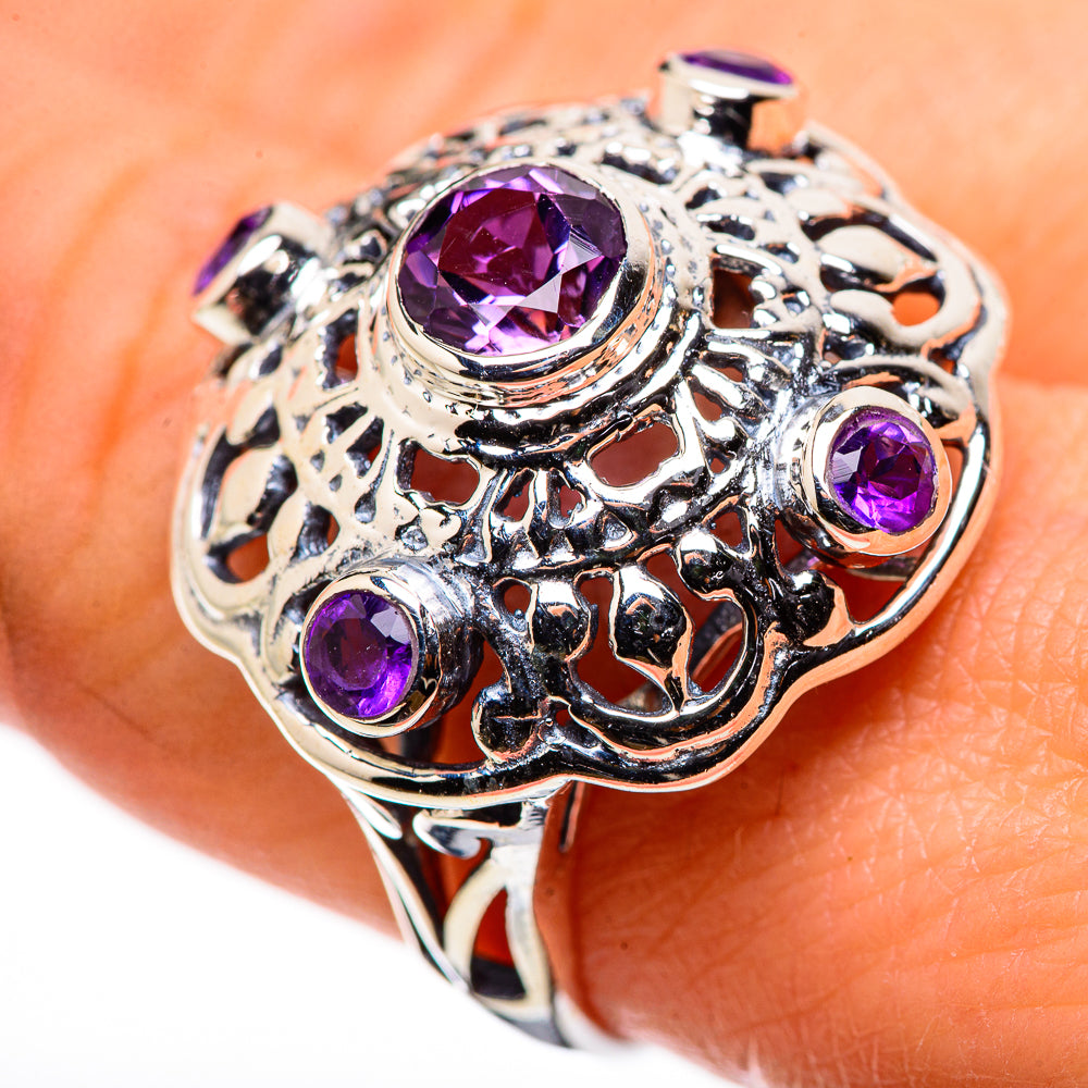 Amethyst Rings handcrafted by Anasilvercos - RING132382