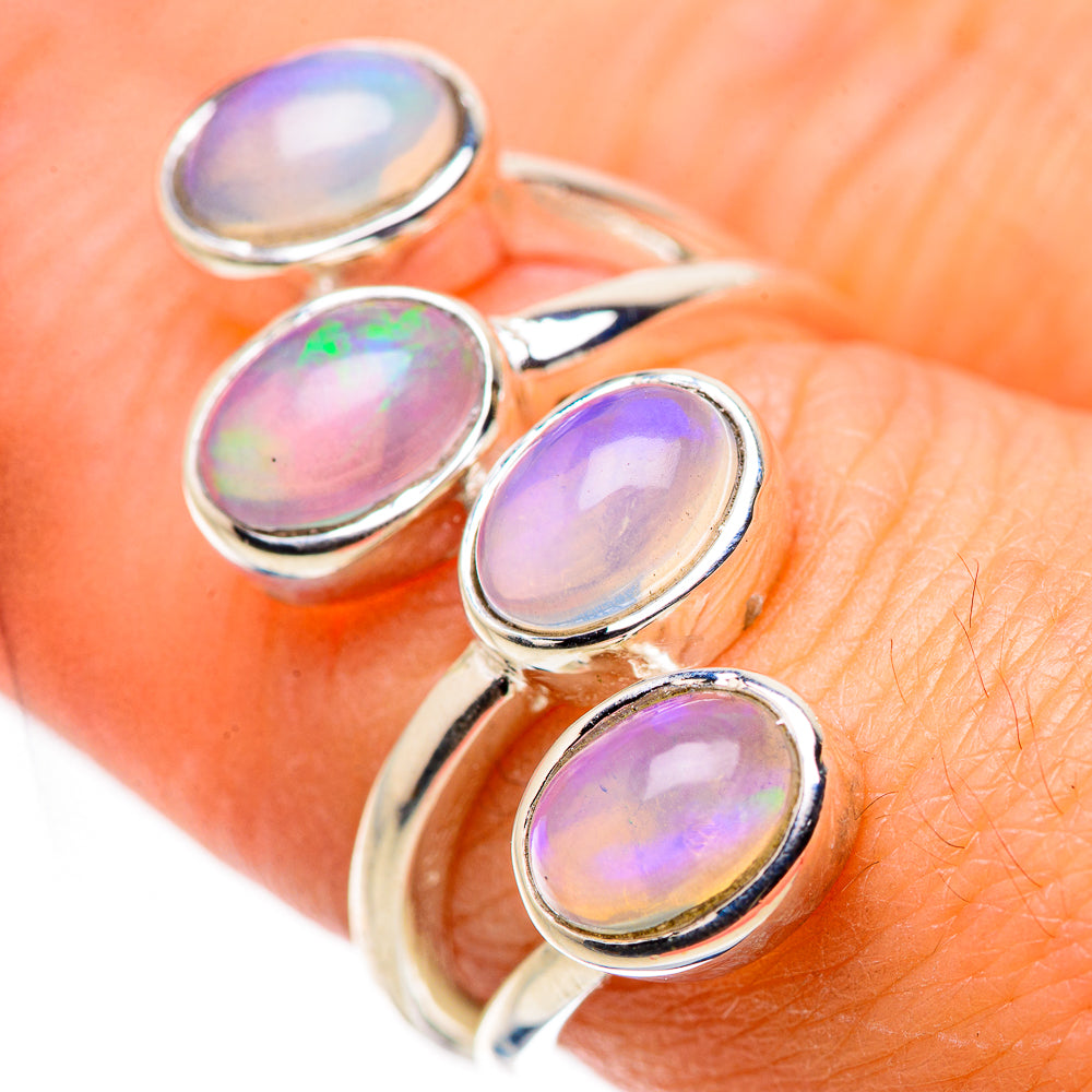 Ethiopian Opal Rings handcrafted by Anasilvercos - RING132390
