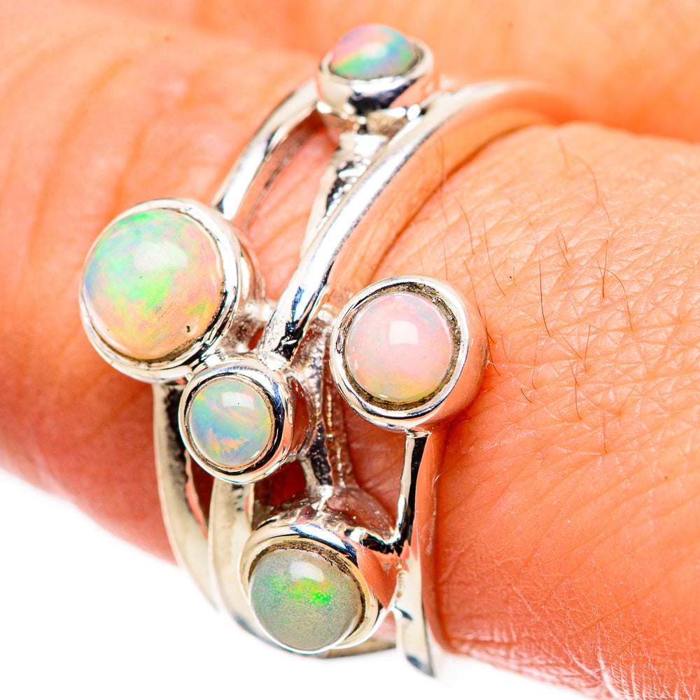 Ethiopian Opal Rings handcrafted by Anasilvercos - RING132391