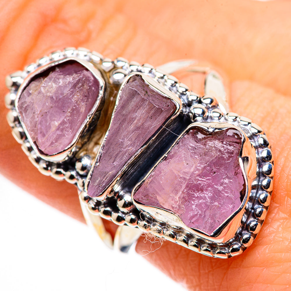 Kunzite Rings handcrafted by Anasilvercos - RING132400