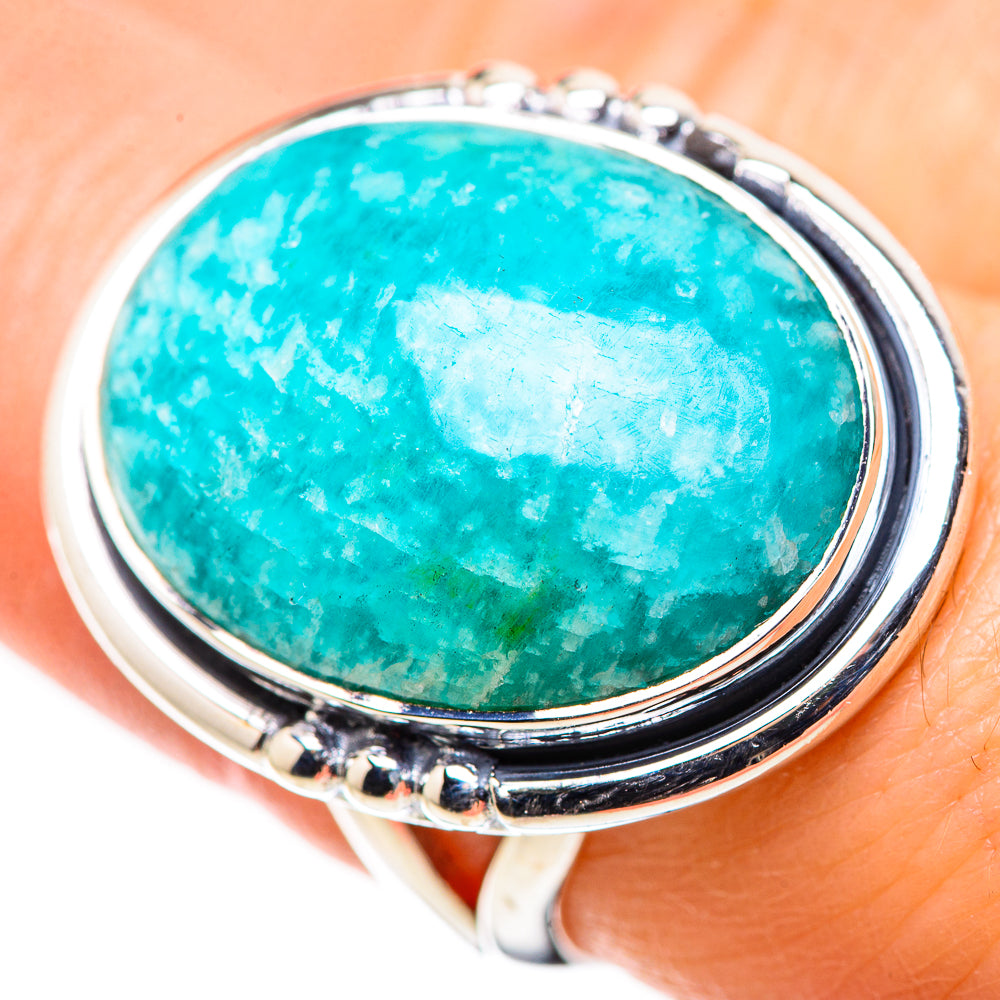 Amazonite Rings handcrafted by Anasilvercos - RING132417