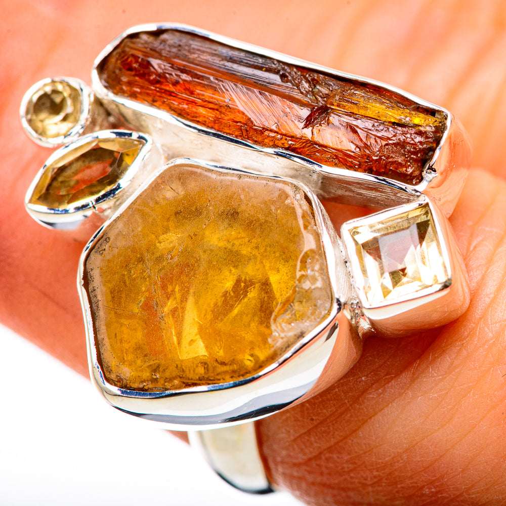 Citrine Rings handcrafted by Anasilvercos - RING132418