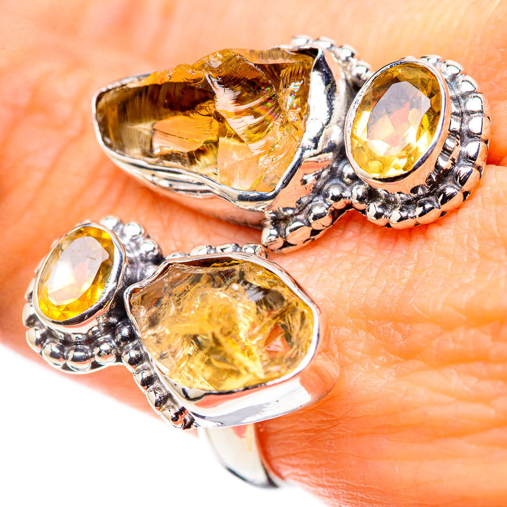 Citrine Rings handcrafted by Anasilvercos - RING132419