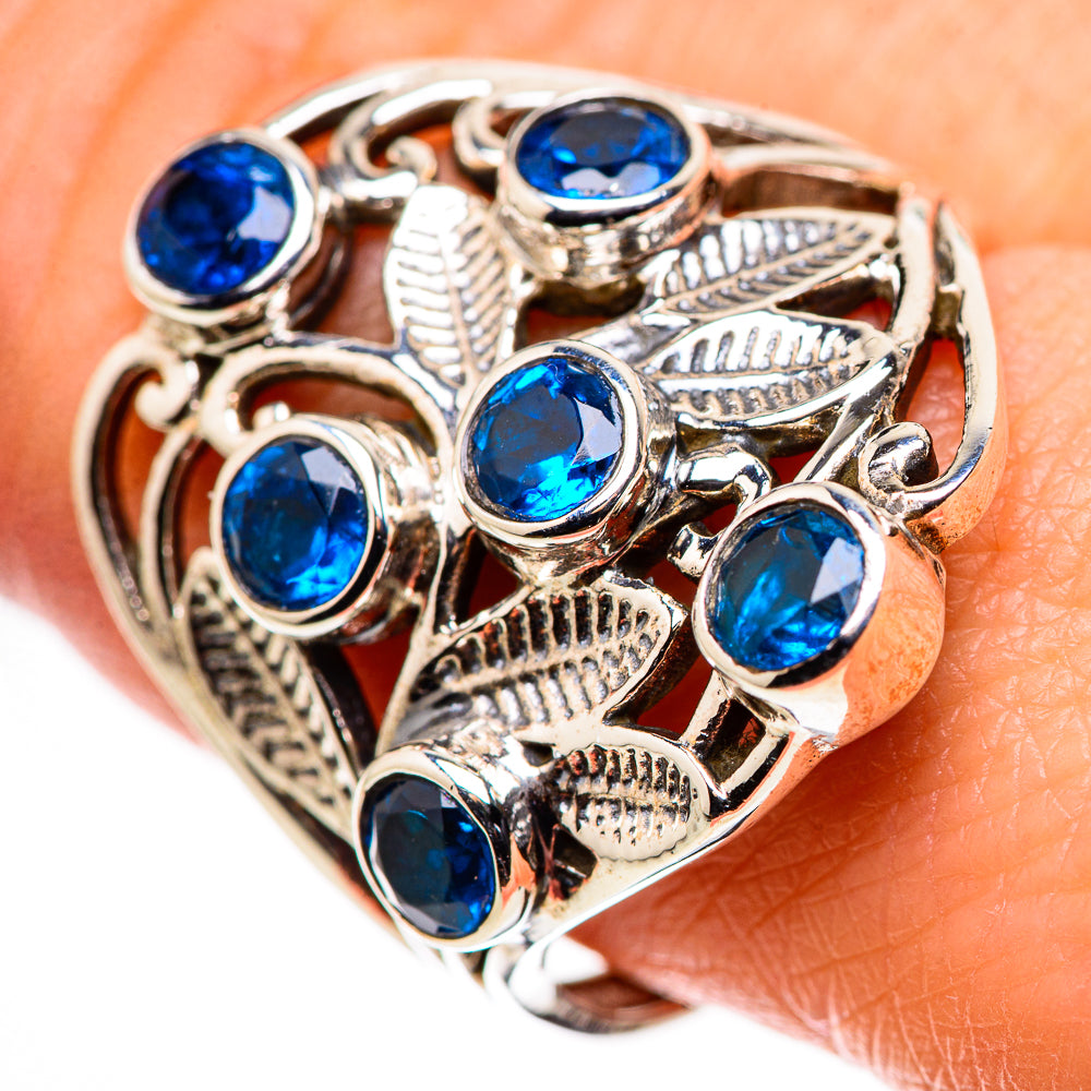 Swiss Blue Topaz Rings handcrafted by Anasilvercos - RING132446