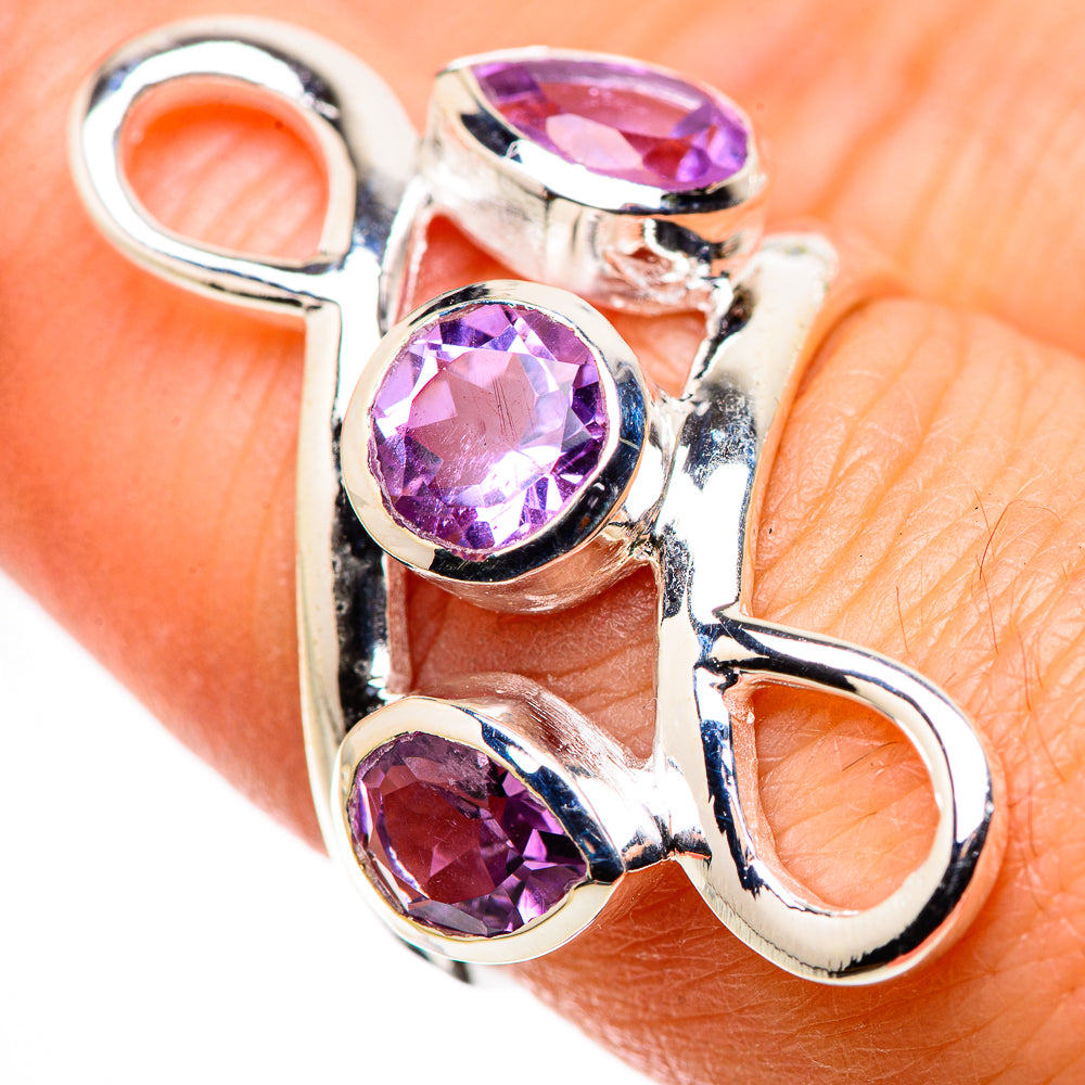 Amethyst Rings handcrafted by Anasilvercos - RING132454