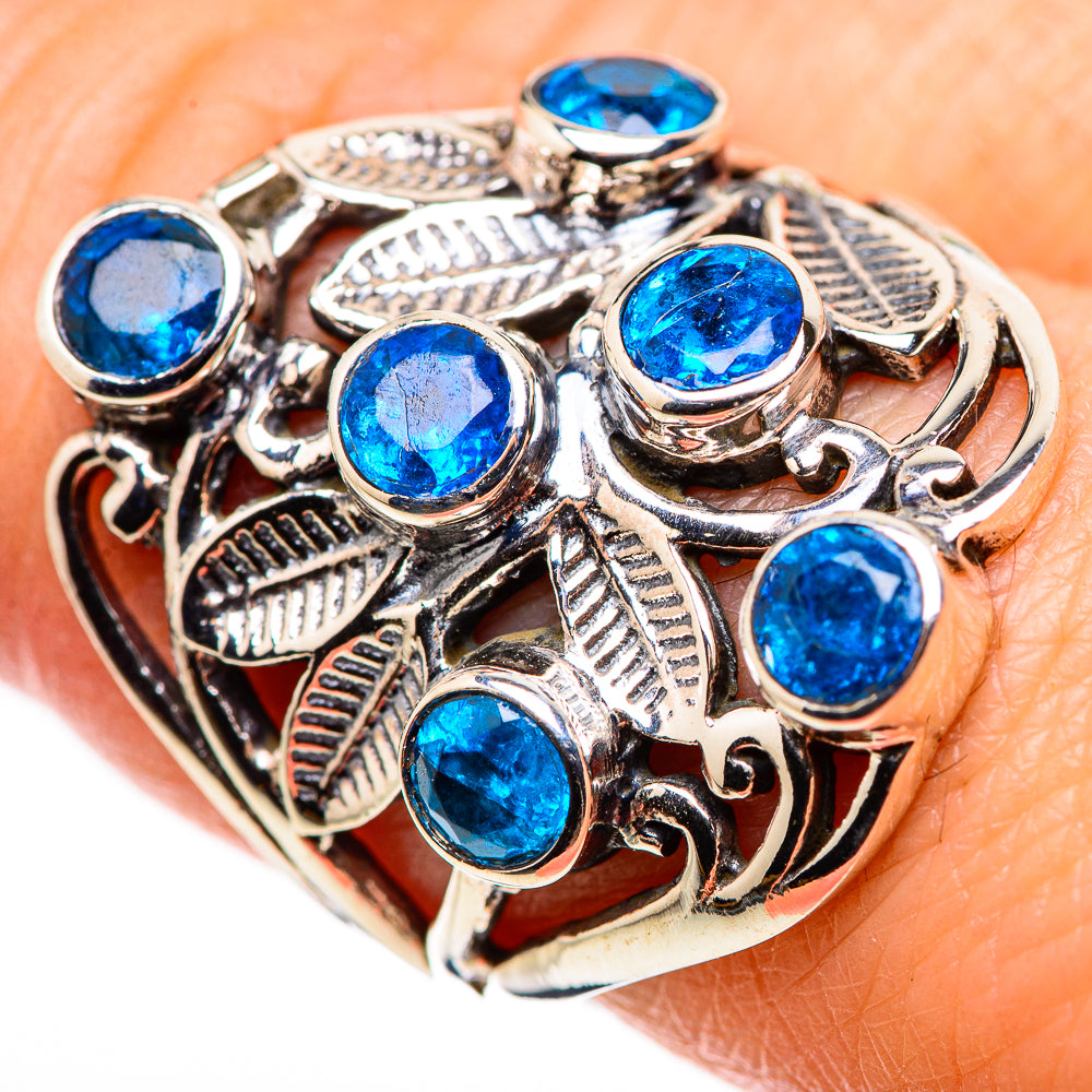 Swiss Blue Topaz Rings handcrafted by Anasilvercos - RING132464