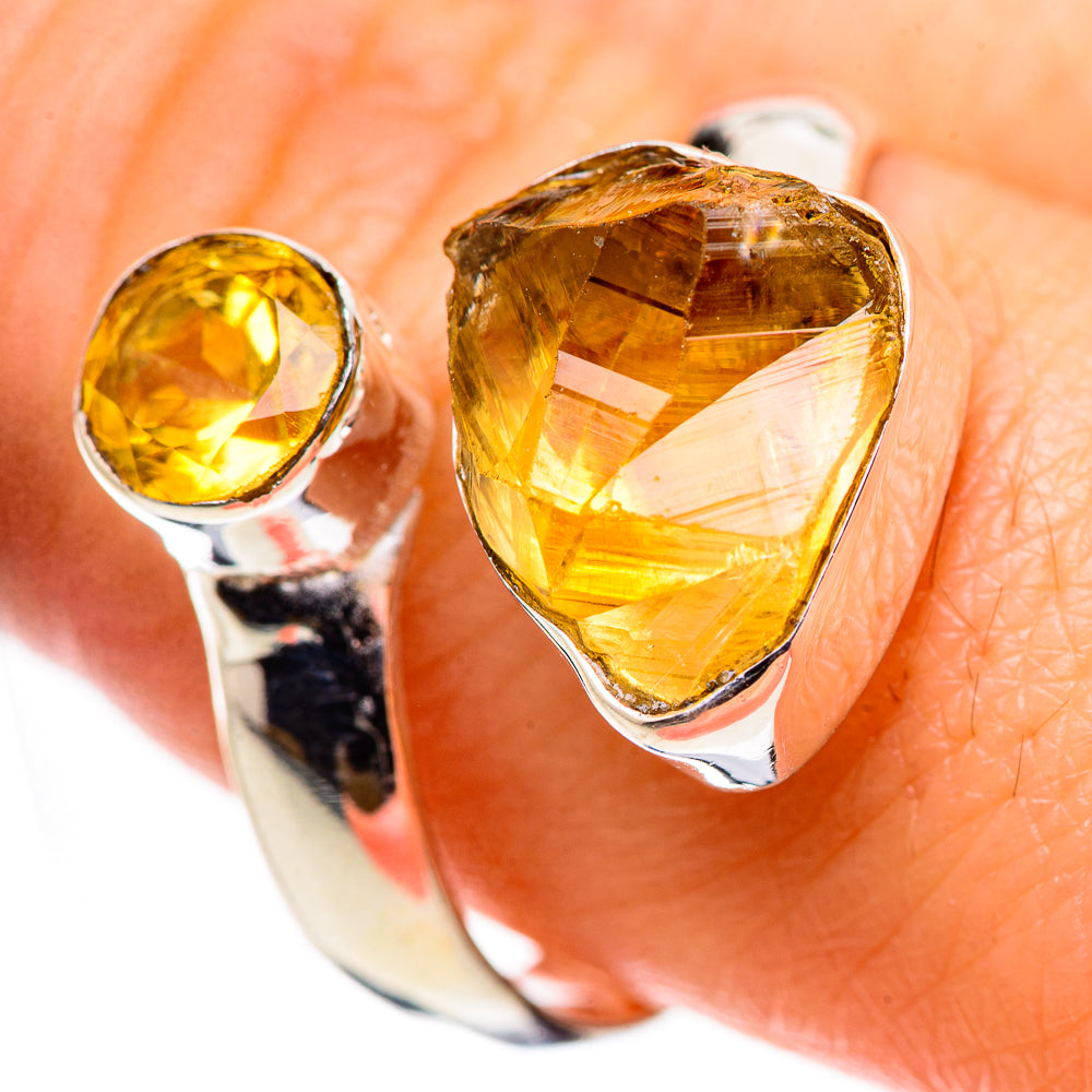 Citrine Rings handcrafted by Anasilvercos - RING132468