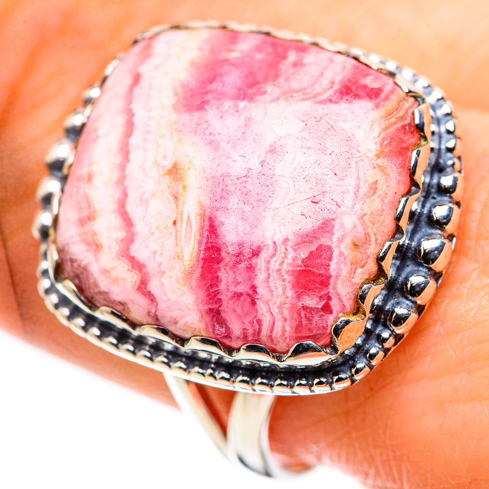 Rhodochrosite Rings handcrafted by Anasilvercos - RING132470