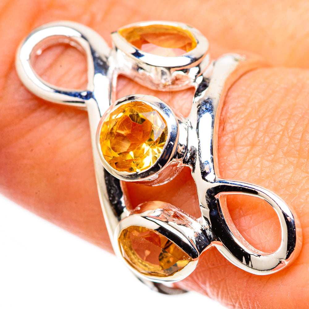 Citrine Rings handcrafted by Anasilvercos - RING132482