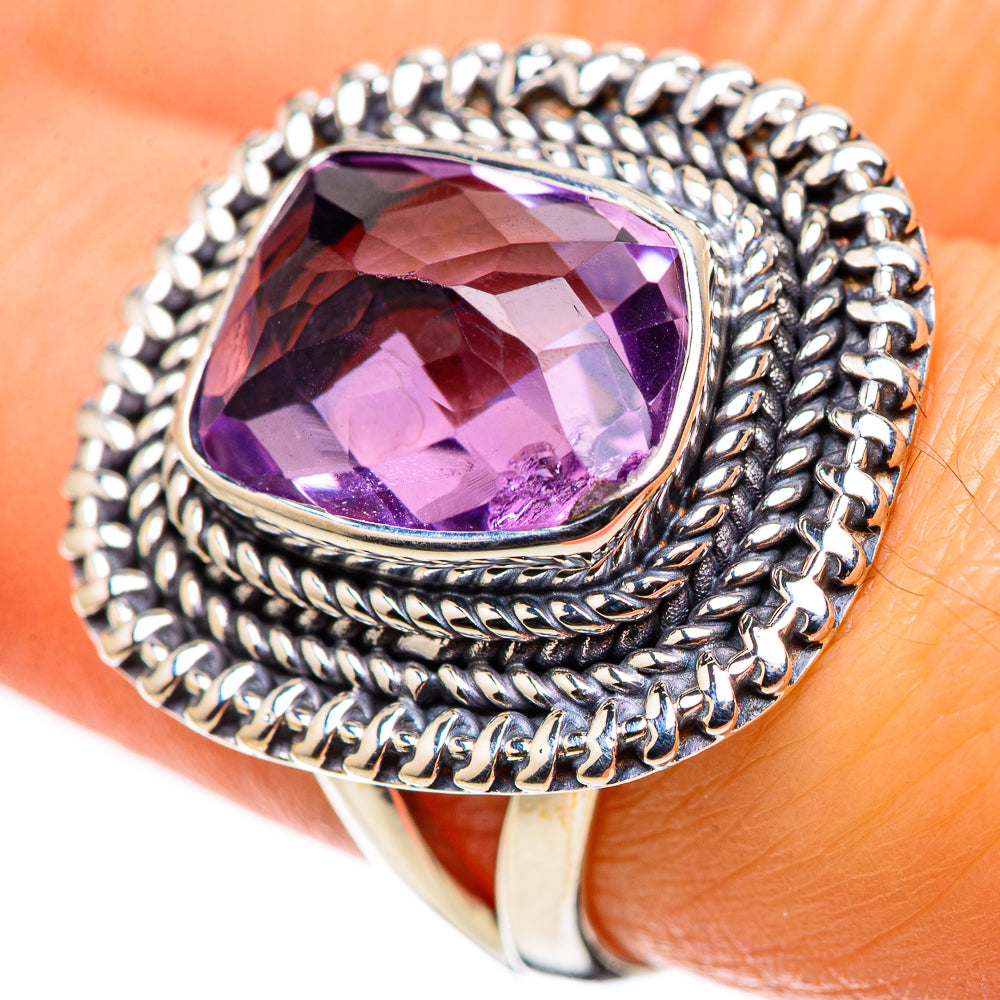 Amethyst Rings handcrafted by Anasilvercos - RING132499