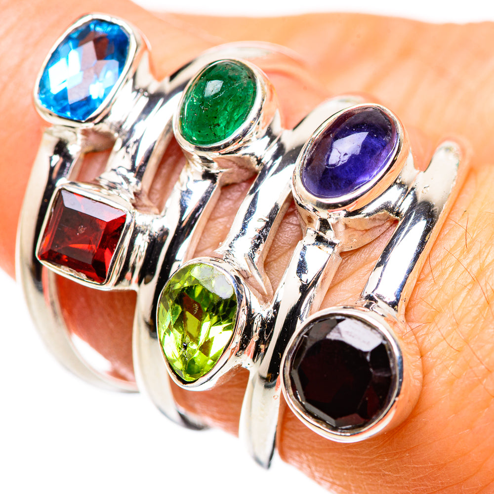 Garnet Rings handcrafted by Anasilvercos - RING132503
