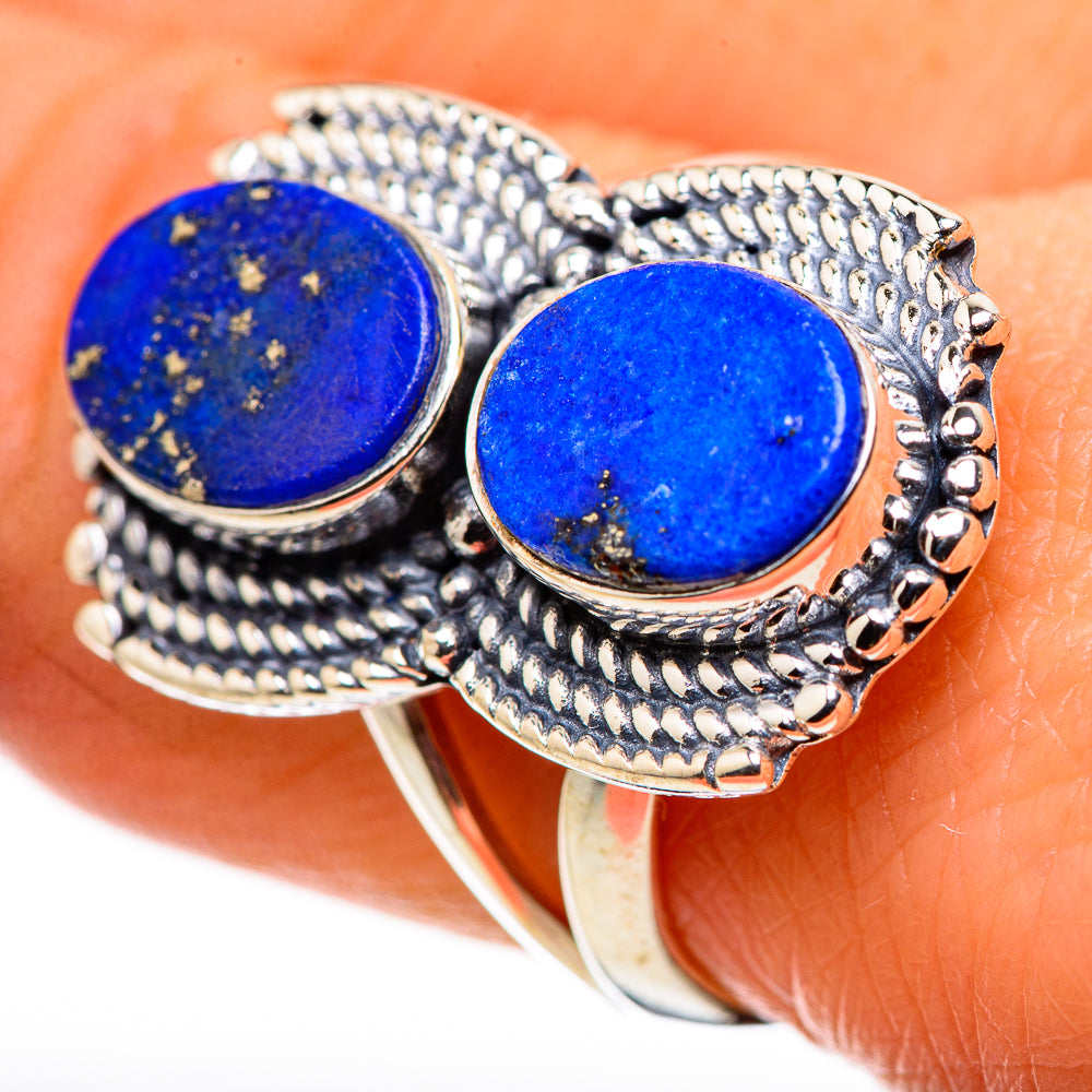 Lapis Lazuli Rings handcrafted by Anasilvercos - RING132504