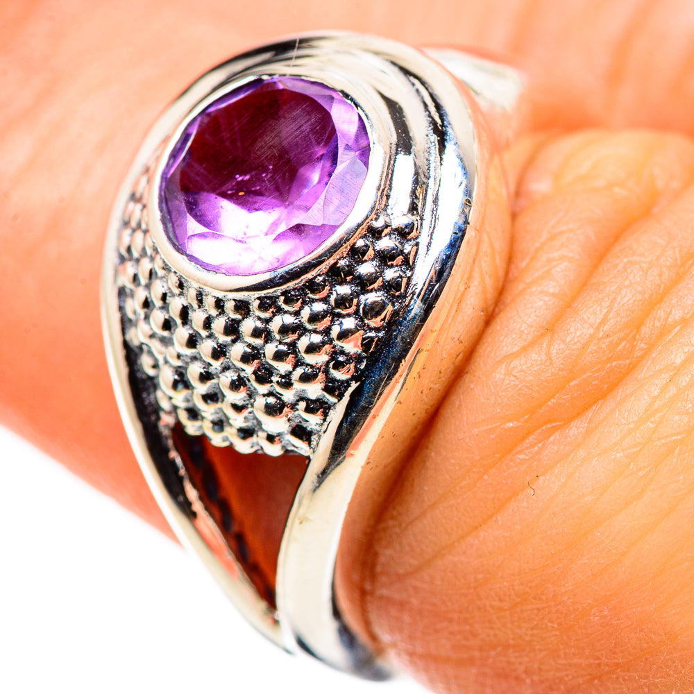 Amethyst Rings handcrafted by Anasilvercos - RING132510
