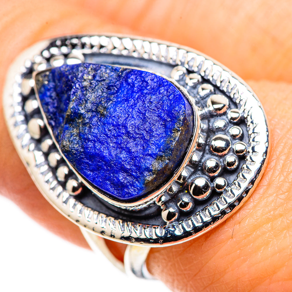 Lapis Lazuli Rings handcrafted by Anasilvercos - RING132515