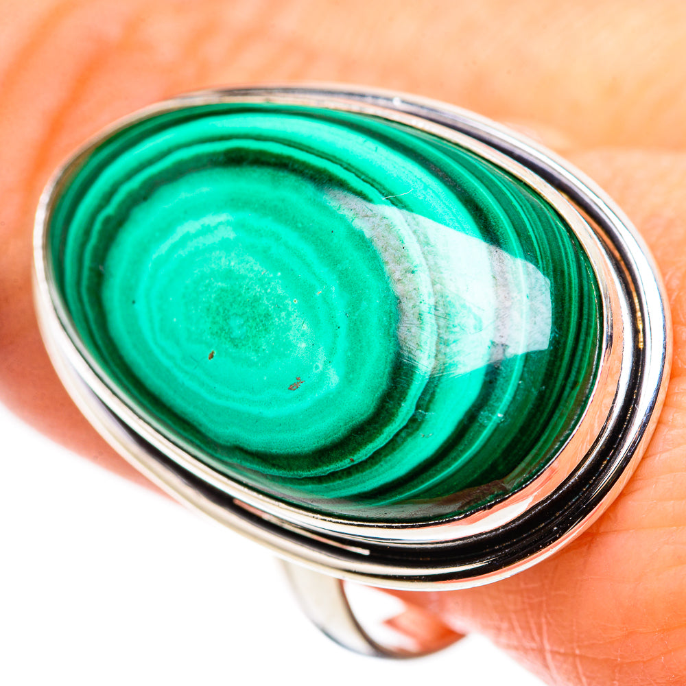Malachite Rings handcrafted by Anasilvercos - RING132522