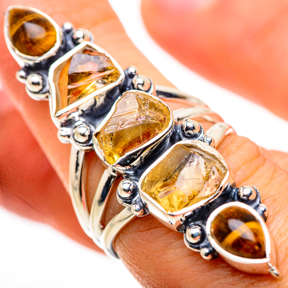 Citrine Rings handcrafted by Anasilvercos - RING132527