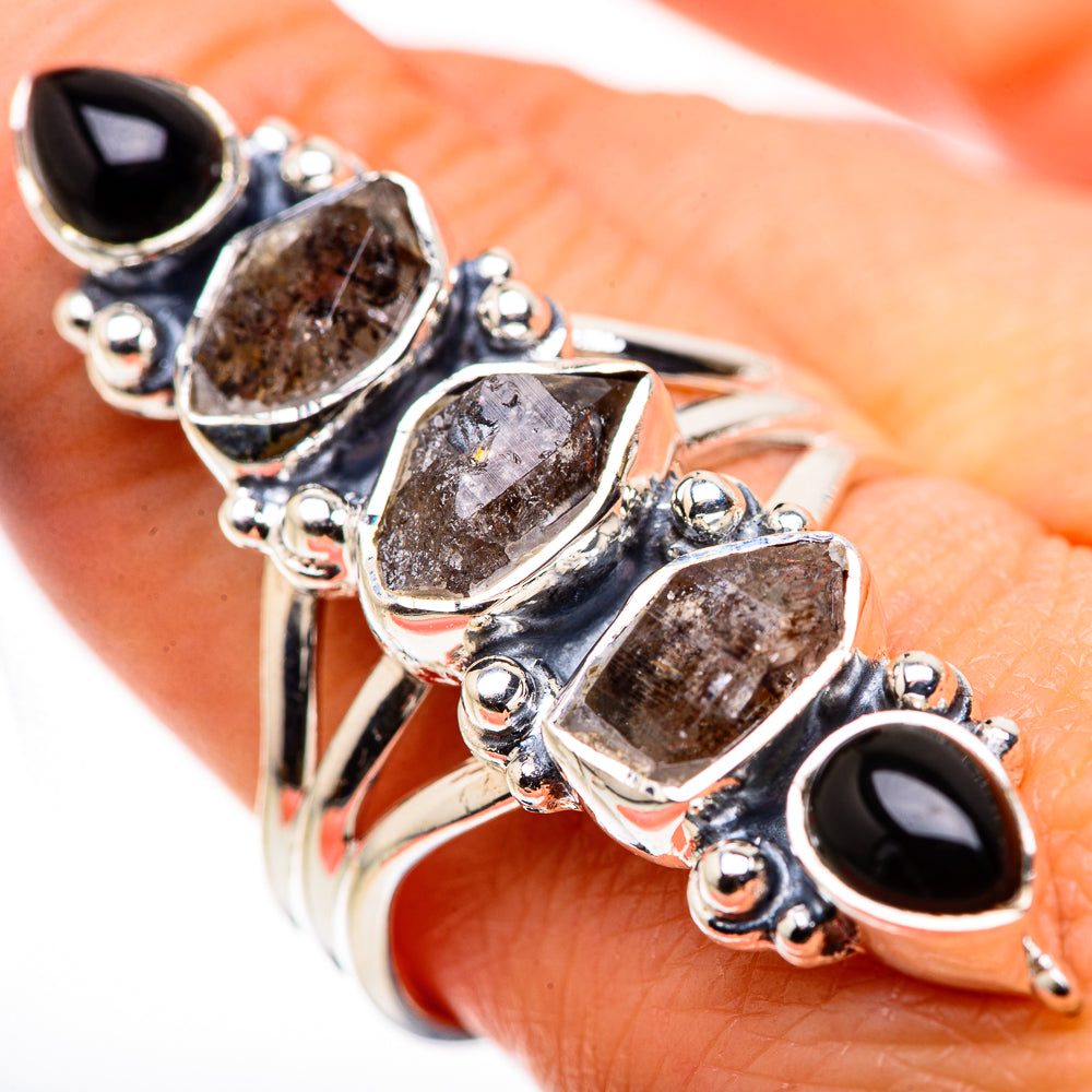 Herkimer Diamond Rings handcrafted by Anasilvercos - RING132535